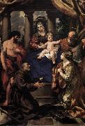 Pietro da Cortona Virgin and Child with Saints France oil painting artist